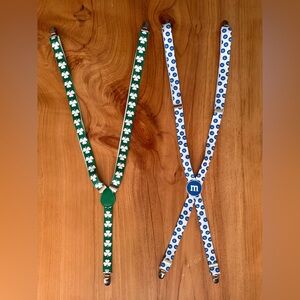 St. Patty’s Day & M&M’s Suspenders (new without tags)